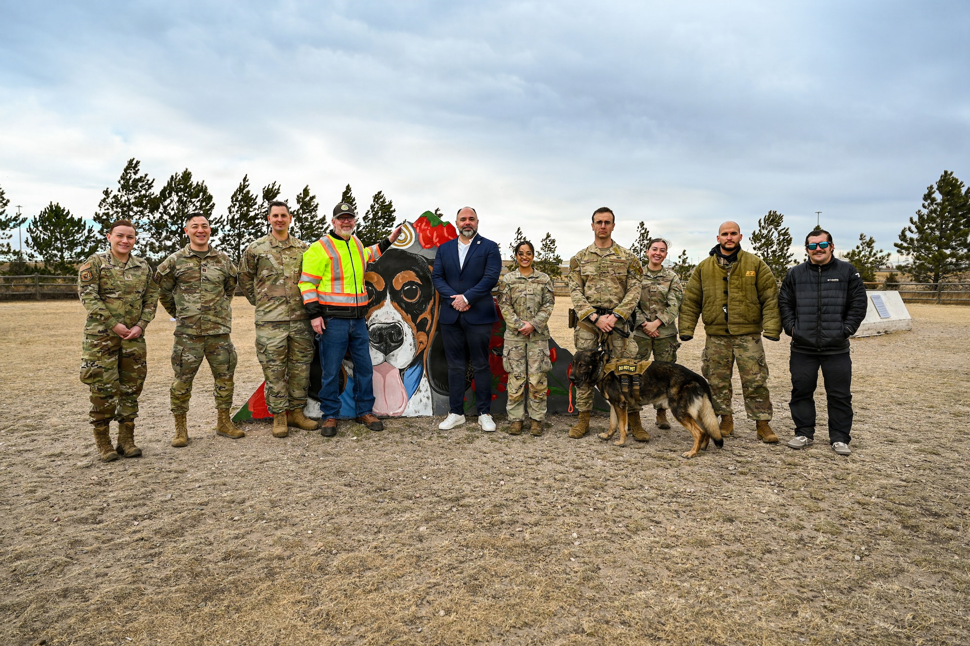 Through the partnership between 90 SFS, CAS and Bhate Environmental Associates, decommissioned MWD training obstacles from F.E. Warren Air Force Base were repurposed to revitalize the shelter’s aging dog park and benefit the Cheyenne community.