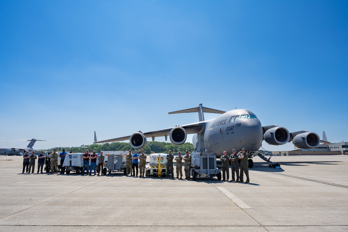 electric ground power unit testing for the C-17.
