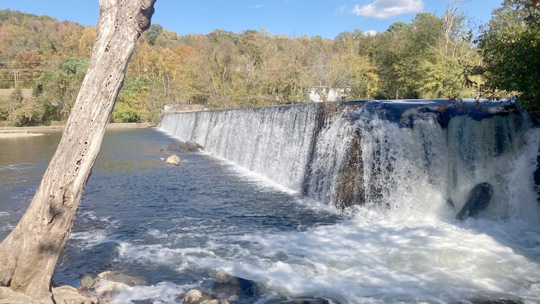 The U.S. Army Corps of Engineers Nashville District recently signed a project partnership agreement with the Tennessee Department of Environment and Conservation and Tennessee Wildlife Resources Agency to remove Peery’s Mill Dam from the Little River in Walland, Tennessee.  (USACE Photo)