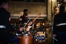 Marine Band San Diego performs at Little Italy’s tree lighting ceremony