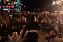 Marine Band San Diego performs at Little Italy’s tree lighting ceremony