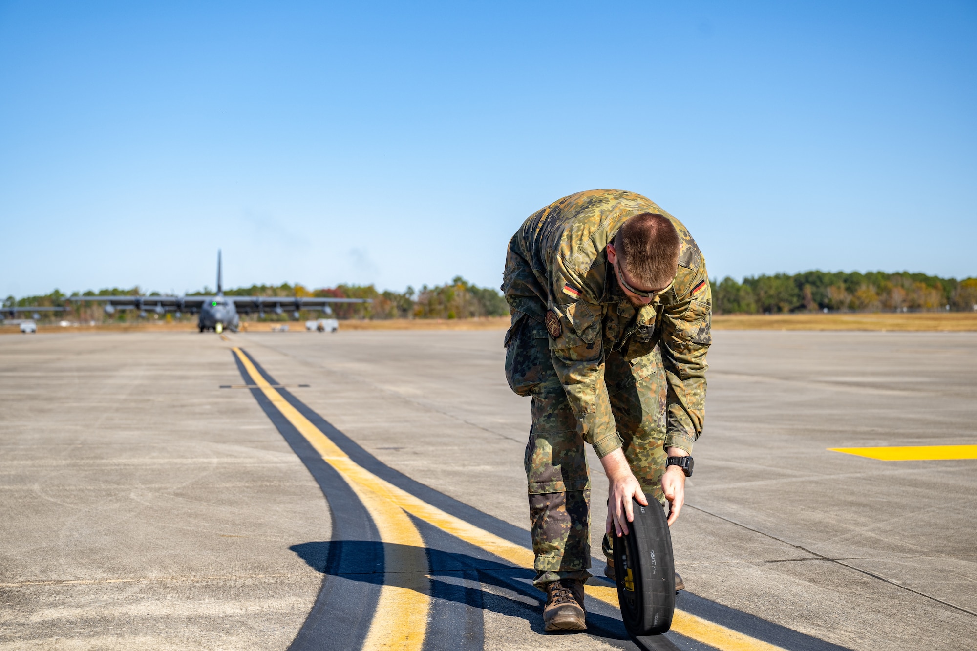 For four days at Moody, Airmen from the 71st Rescue Squadron and 23d Logistics Readiness Squadron trained with 14 German Air Force members in Forward Area Refueling Point (FARP) operations.