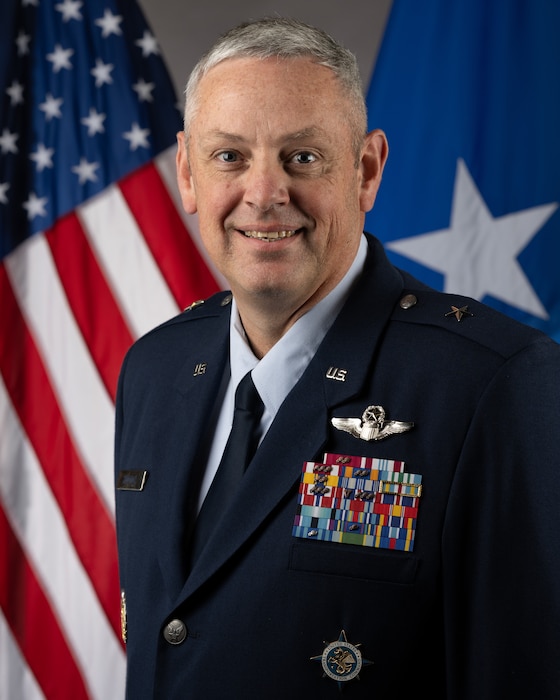 Brig. Gen. Corey Simmons official portrait.