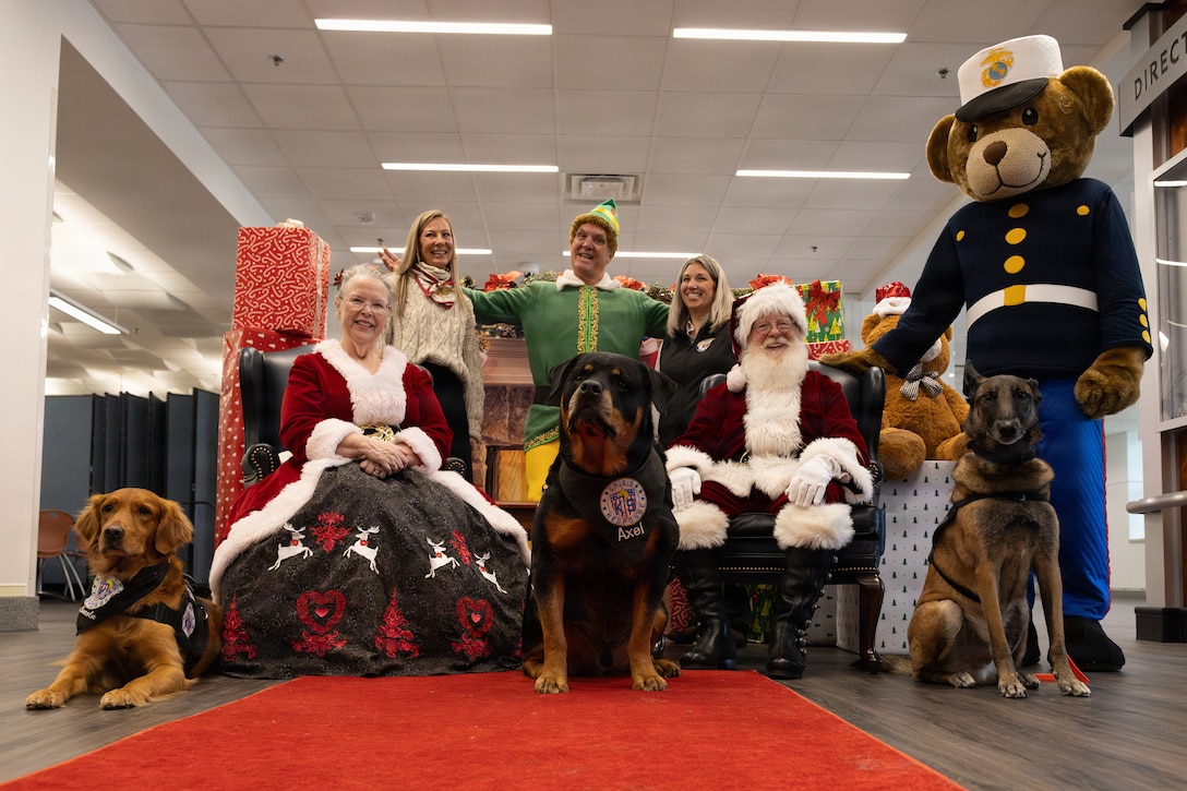 Secretary of War visits Toys for Tots Charity Event at the Pentagon