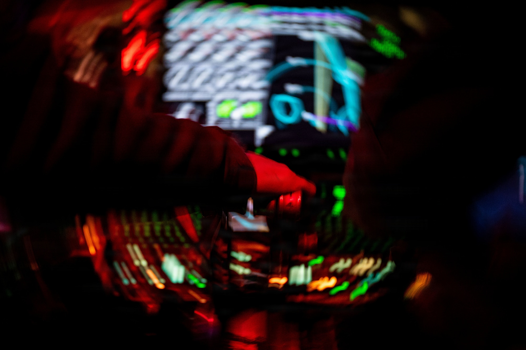 U.S. Air Force Capt. Sean McMahon, 351st Air Refueling Squadron KC-135 Stratotanker pilot, performs preflight checks on a KC-135 Stratotanker assigned to the 100th Air Refueling Wing at RAF Mildenhall, Nov. 19, 2025.