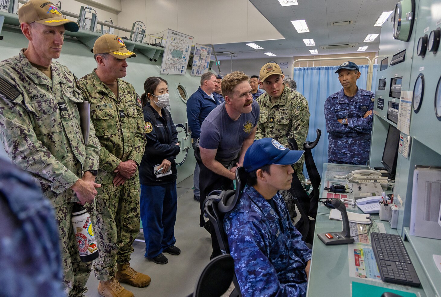 U.S., Japanese Forces Conduct Joint Diver-Injury Drill to