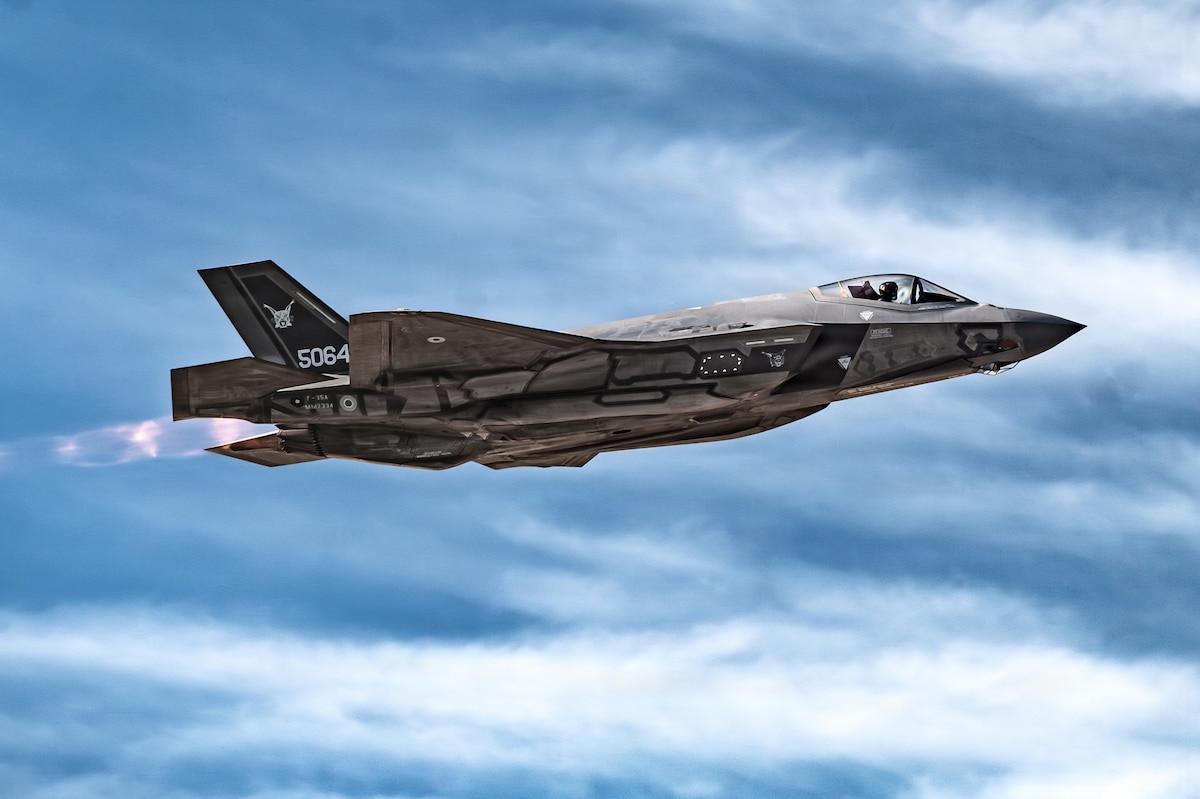 F-35A flying
