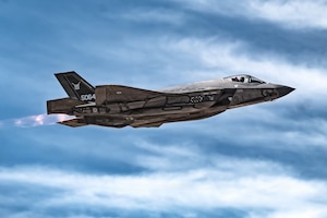 F-35A flying
