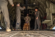 people talk inside an aircraft