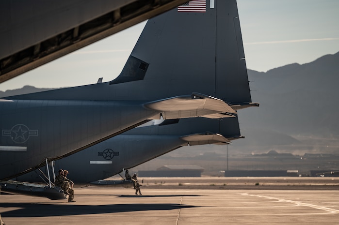aircraft lined up on flightline