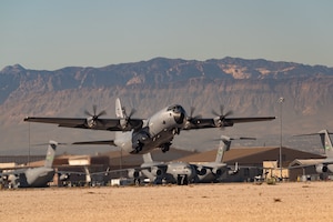 an aircraft takes off