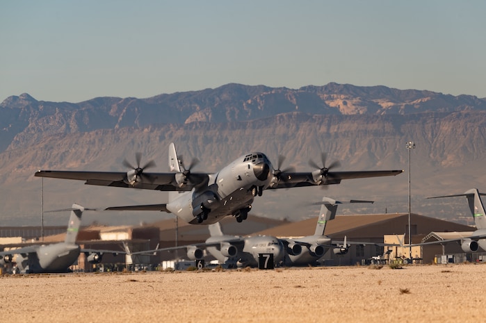 an aircraft takes off