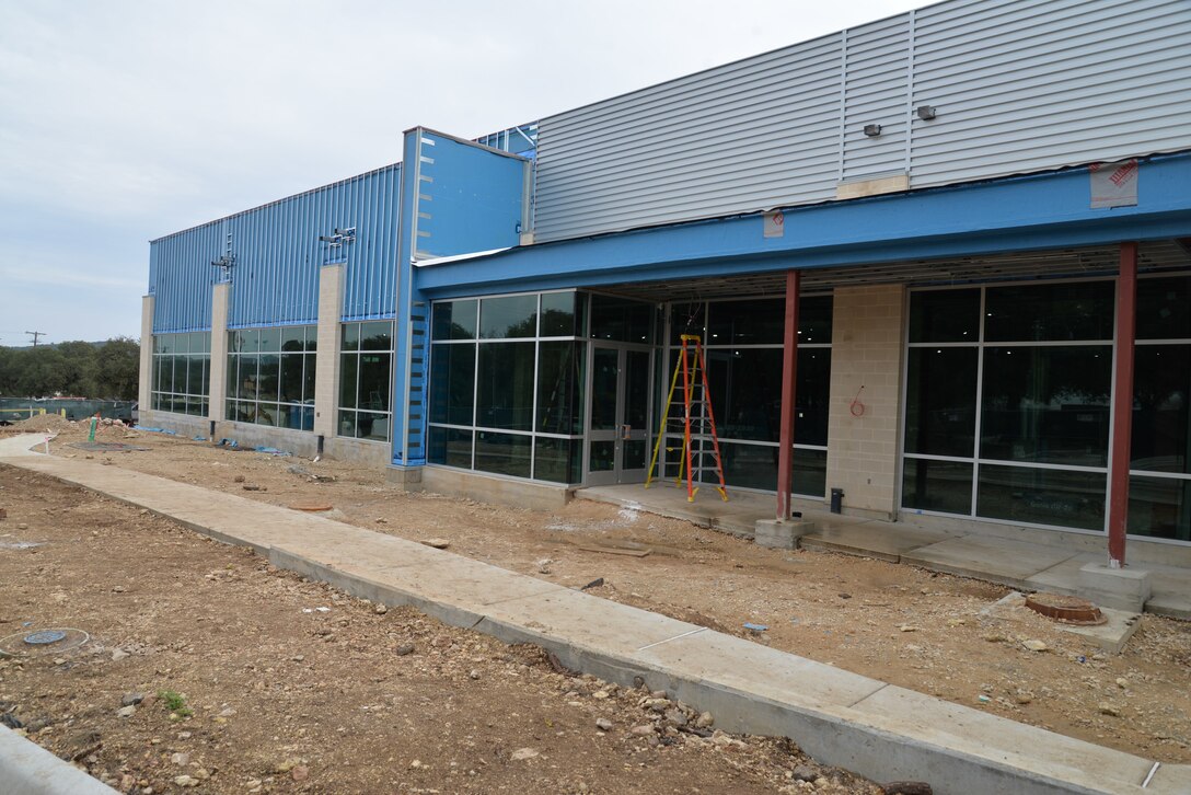 Fort Worth District’s South Texas Area Office is working with contractors on Camp Bullis, Texas, a key training ground at Joint Base San Antonio, to construct a new dining facility. The current facility on the installation was constructed almost a century ago. The new facility features contemporary design and aesthetics, advanced technology integration, flexible space utilization, healthy and sustainable options, enhanced comfort and ambiance, a focus on hygiene and safety, culinary innovation, and the use of energy-efficient appliances.