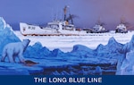 A colorful commemorative painting of the expedition by artist Dean Ellis. (U.S. Coast Guard)