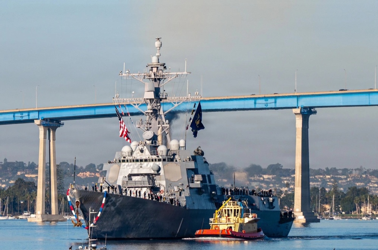 USS Lenah Sutcliffe Higbee returns to San Diego