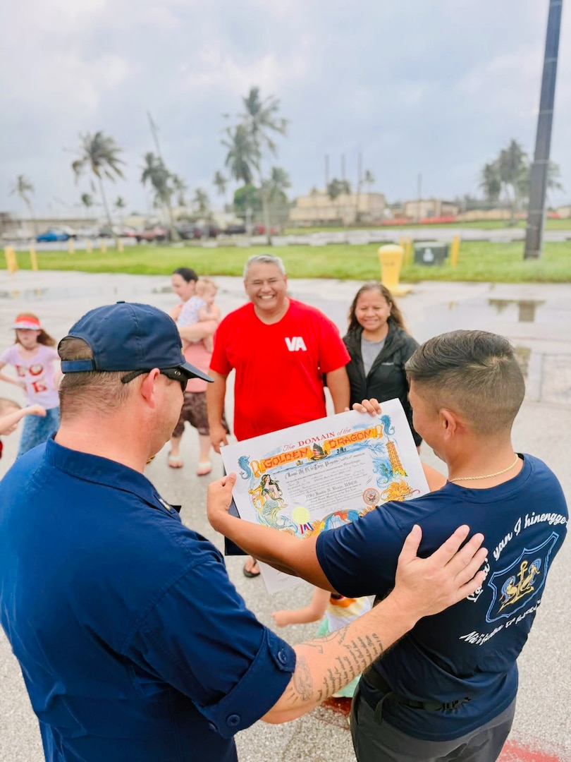 The USCGC Myrtle Hazard (WPC 1139) crew returned home Dec. 14, 2025, after completing a successful expeditionary patrol under Operation Blue Pacific, deepening partnerships with Pacific nations and bolstering maritime security in the region. The Sentinel-class fast response cutter crew operated for over 500 hours, patrolling 5,380 nautical miles from Nov. 17 to Dec. 14, with 15 days dedicated to providing a persistent presence in the exclusive economic zones of the Federated States of Micronesia and the Republic of Palau, as well as on the high seas. (U.S. Coast Guard photo)