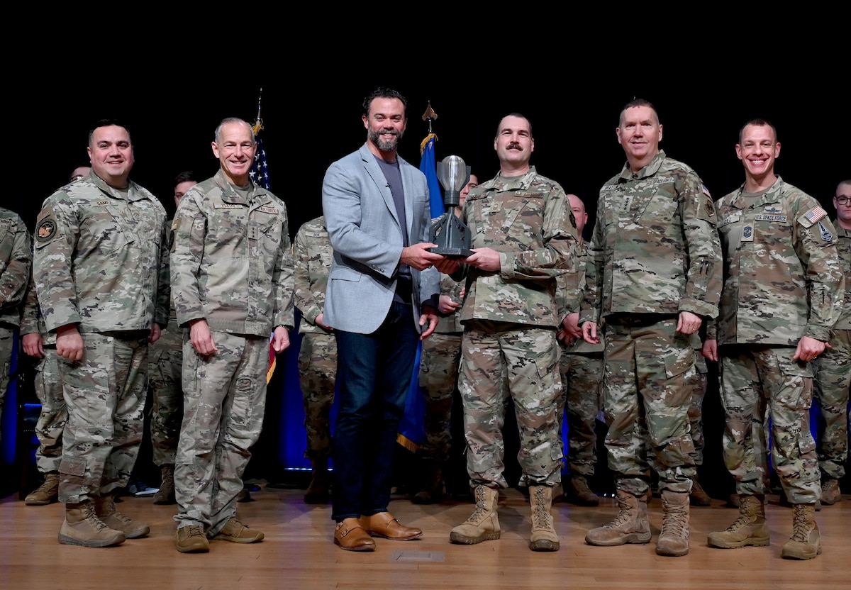 Undersecretary of the Air Force Matthew Lohmeier hosts the 2025 Spark Tank Award Competition.