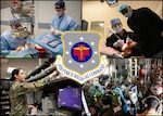 The 59th Medical Wing transitioned from Air Education and Training Command to Air Force Medical Command on Sept. 9, 2025. The wing, headquartered at Joint Base San Antonio–Lackland, Texas, is the Air Force’s largest medical wing and now falls under AFMEDCOM, a direct reporting unit established to centralize Air Force medicine and strengthen medical readiness. (Defense Health Agency graphic by Brian J. Valencia)