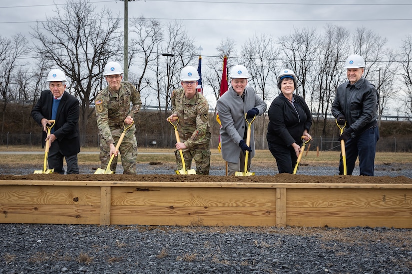 A new chapter of innovation and security has begun at Letterkenny Army Depot as leaders from the depot, the U.S. Army Corps of Engineers, and the community gathered to break ground on two major modernization projects on Dec. 17.