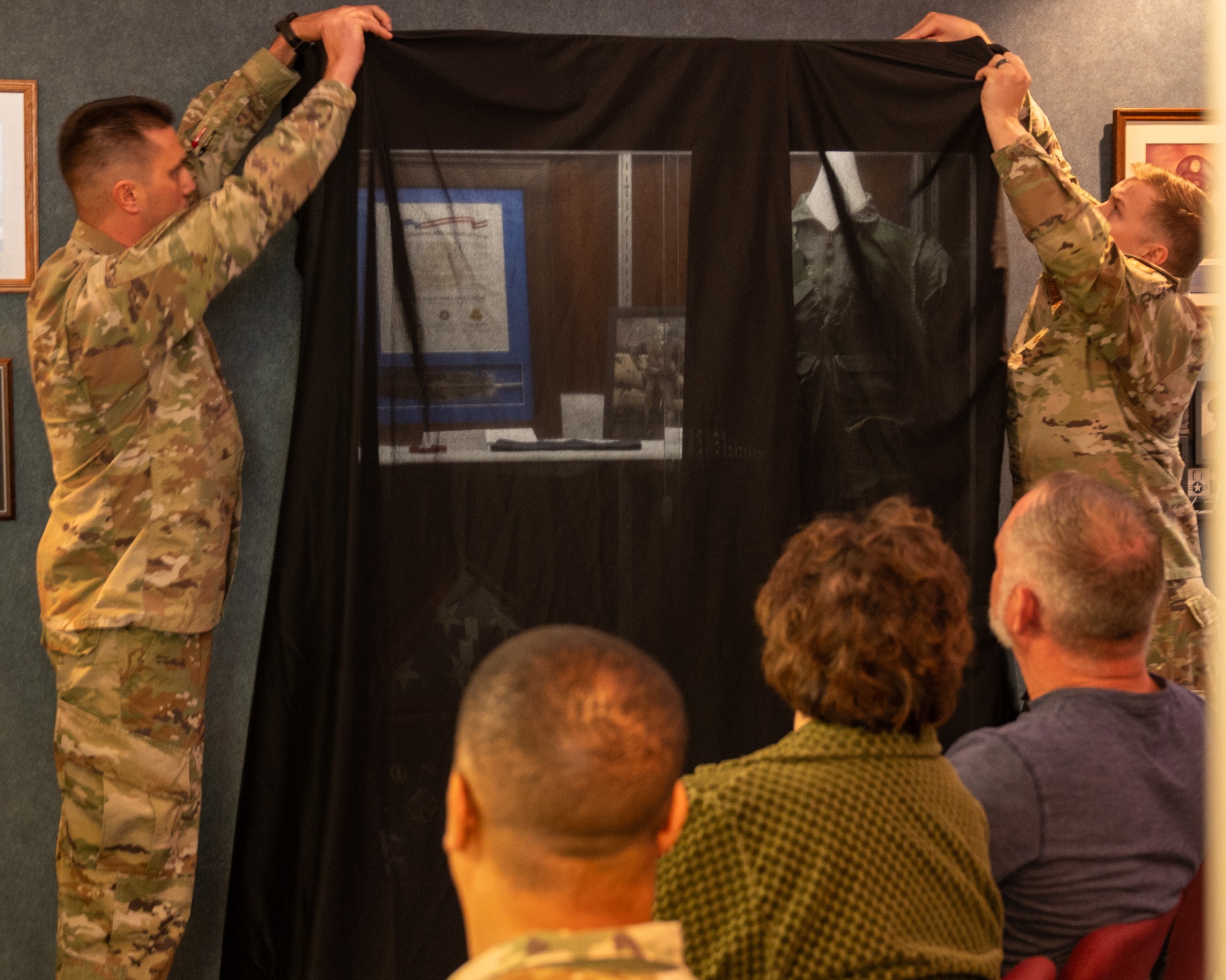 Airmen unveil display