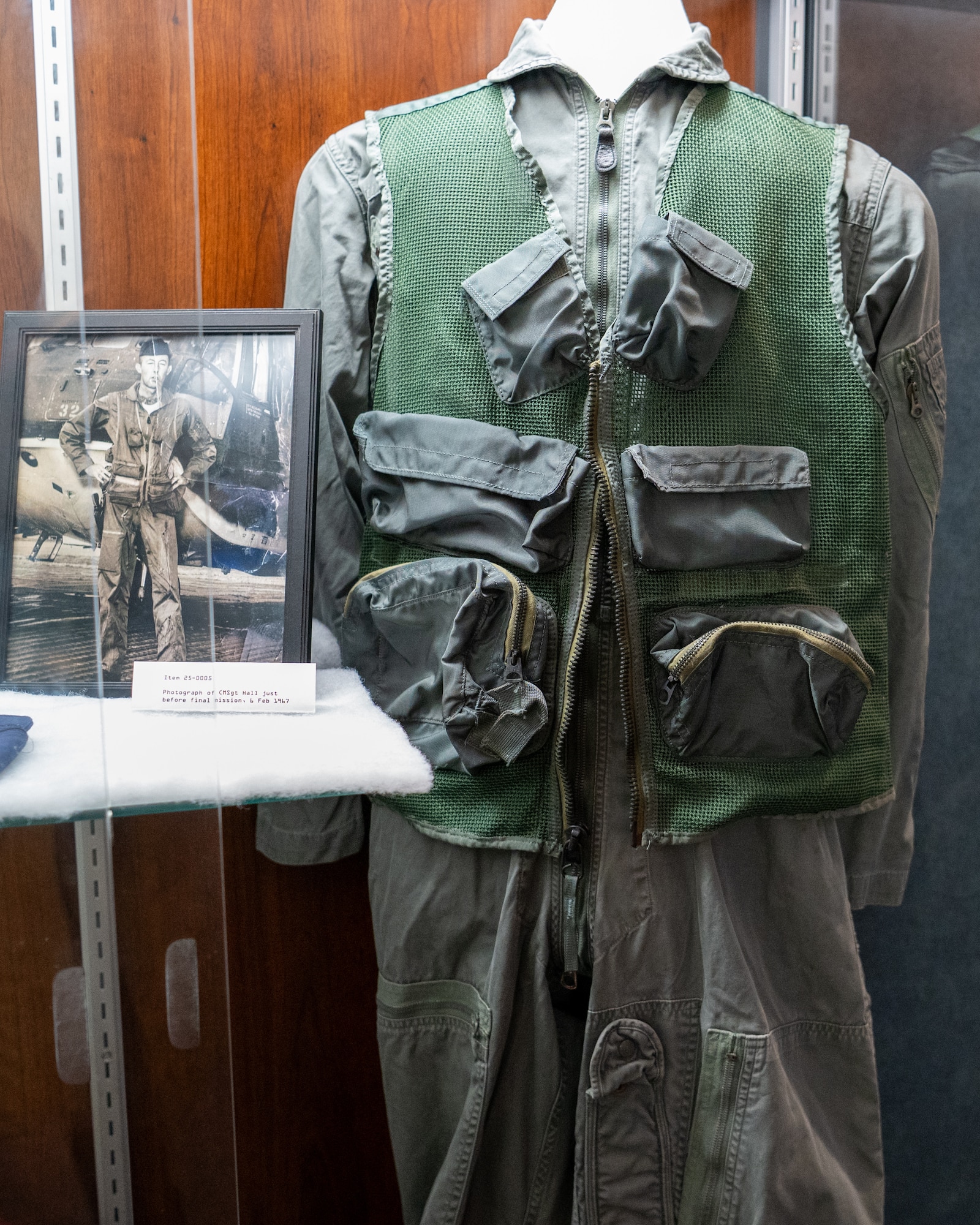 flight suit and vest