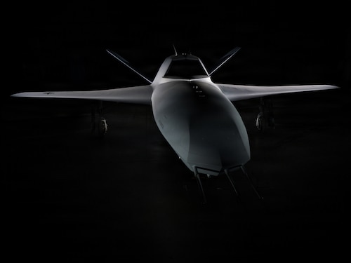 The YFQ-48A – seen here in an undated photo – is the Mission Design Series for Northrop Grumman’s Project Talon, a semi-autonomous prototype aircraft.