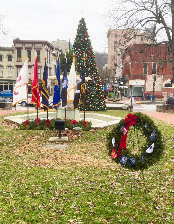 Wreaths Across America ceremony at Kentucky Old State Capitol