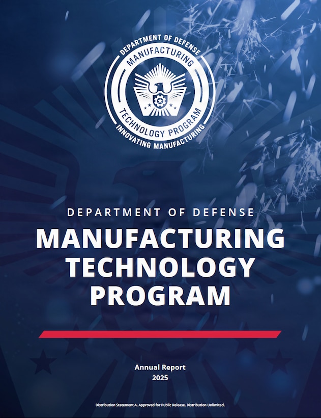 Image of the cover of the 2025 DoD ManTech Annual Report.