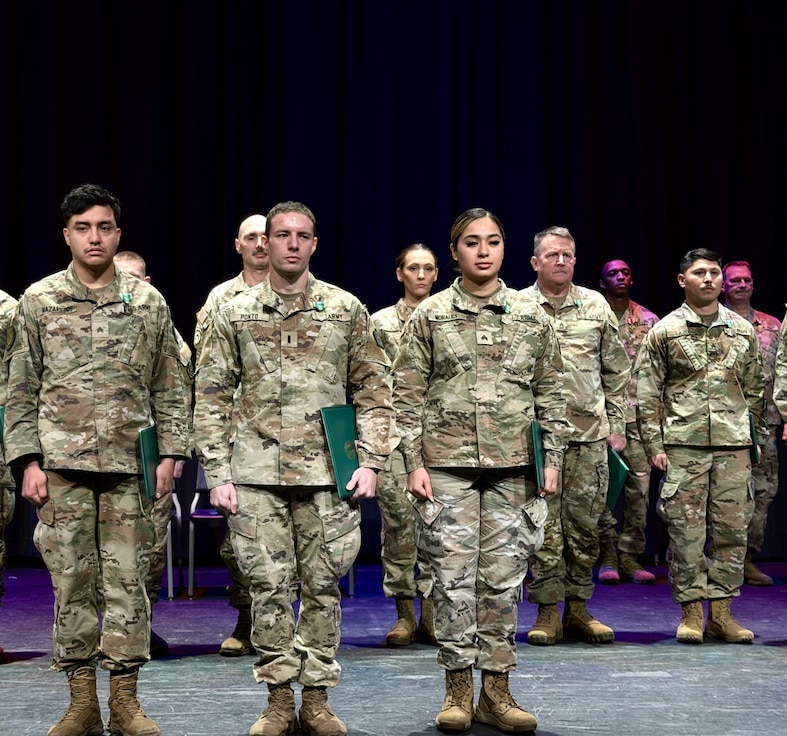 Multiple Illinois Army National Guard 725th Transportation Company Soldiers were awarded military medals.