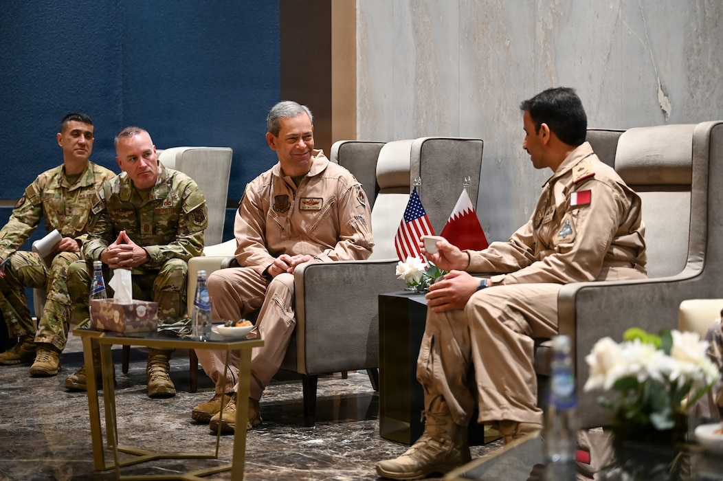 CSAF and CMSAF connect with Airmen, partners in CENTCOM AOR during holiday visit