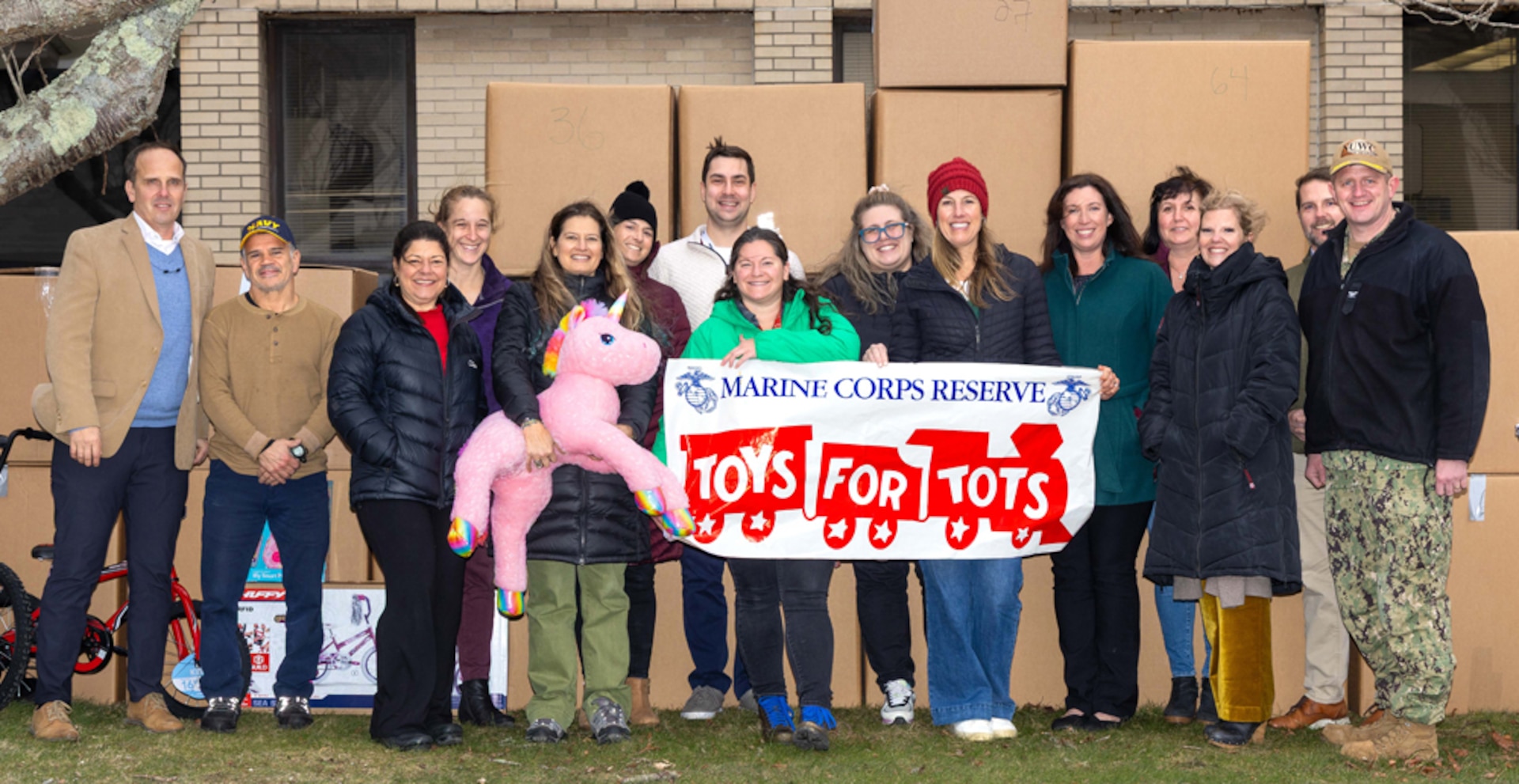 NUWC Division Newport sets command Toys for Tots donation record