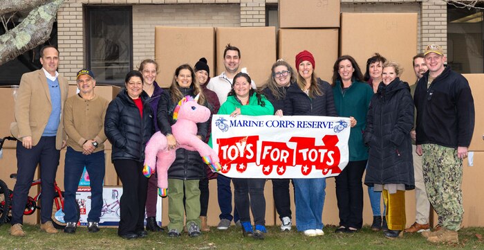 NUWC Division Newport sets command Toys for Tots donation record