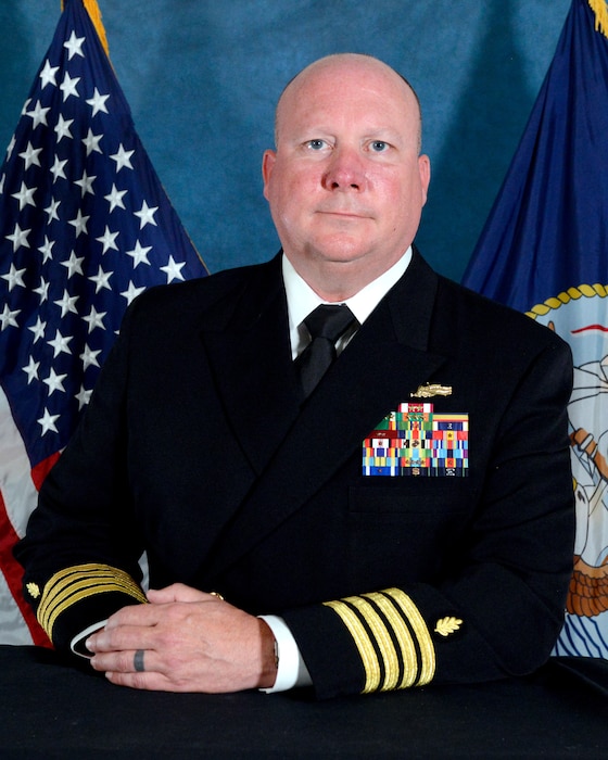 Official portrait of NMRTC Great Lakes XO CAPT Shane Lawson
