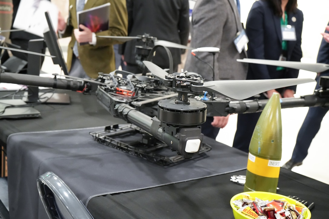 ARM, a DoD Manufacturing Innovation Institute (MII), exhibited its unmanned drone inspection system at the Pentagon, July 8, 2025.