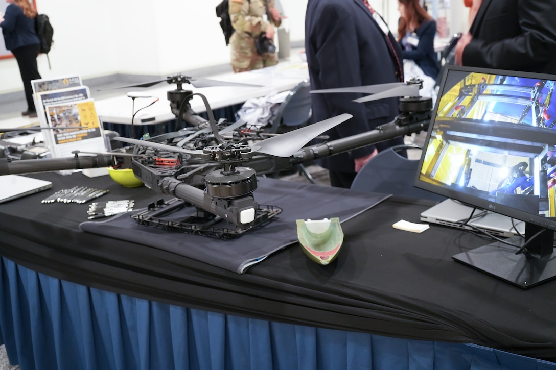 ARM, a DoD Manufacturing Innovation Institute (MII), exhibited its unmanned drone inspection system at the Pentagon, July 8, 2025.