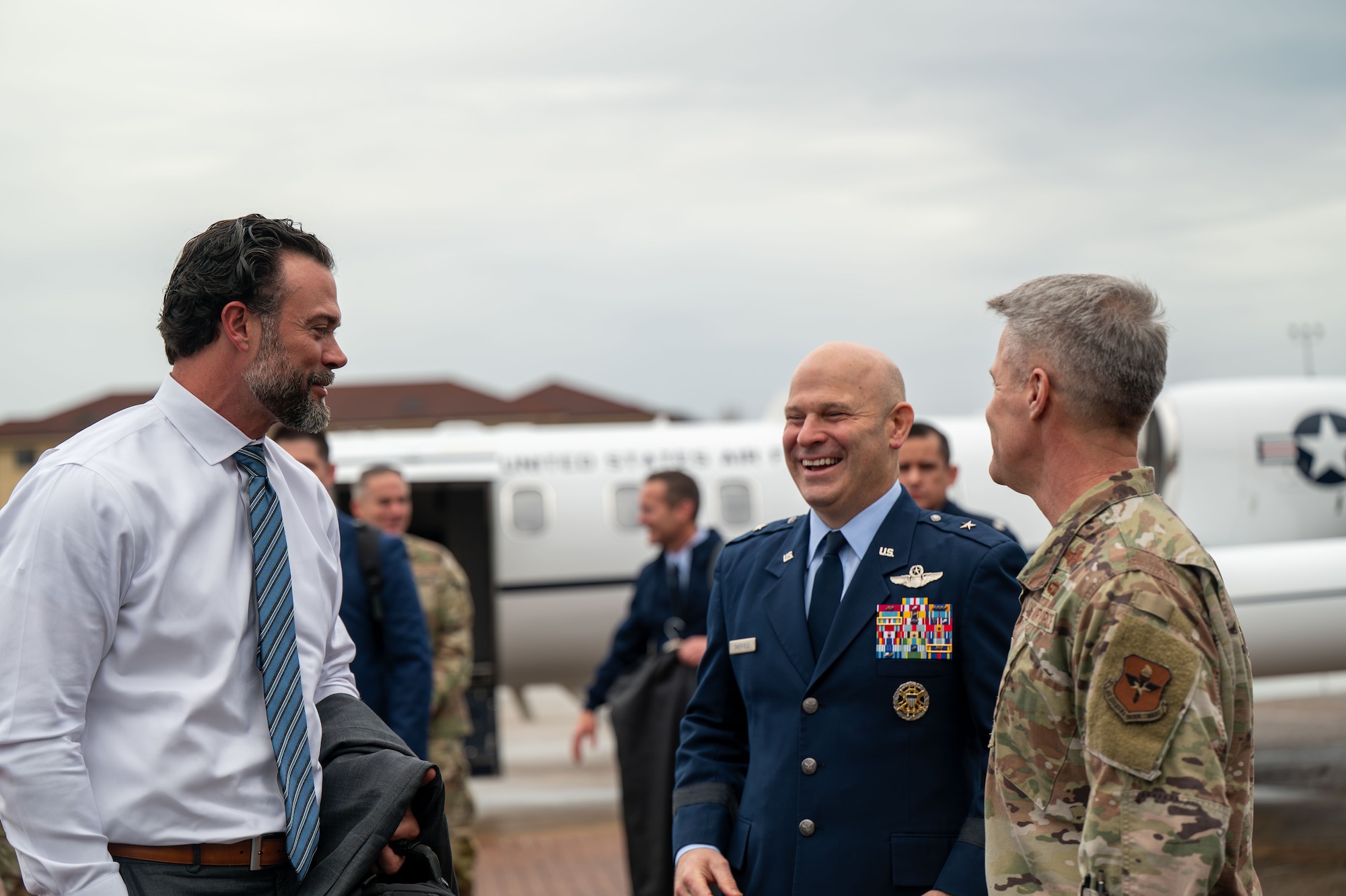 USECAF visits Maxwell AFB.