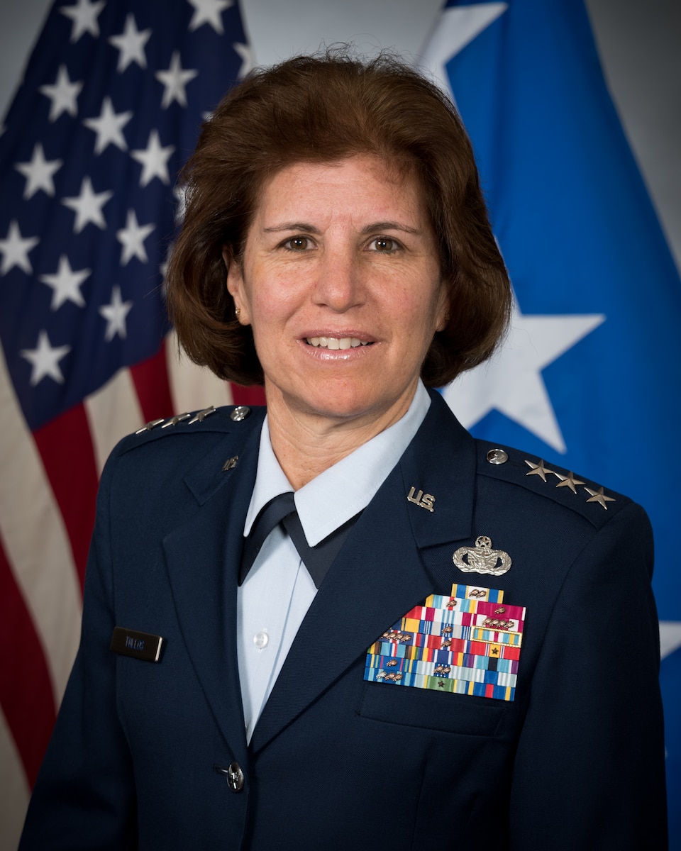 The Official portrait of Lt. Gen. Andrea Tullos.