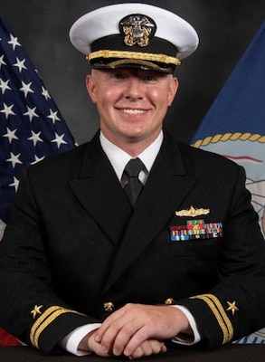 230815-N-N0443-3002 EVERETT, Wash. (Aug. 5, 2023) Official portrait of Lt. Gregory Shepardson.  (U.S. Navy photo)