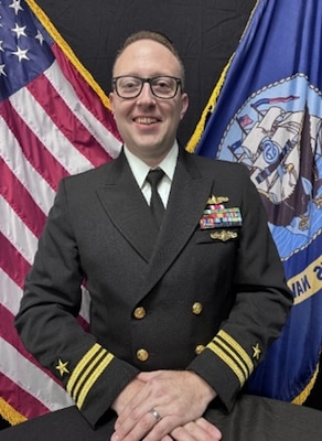 251105-N-N0443-3007 NORFOLK, Va. (Nov. 5, 2025) Official portrait of Lt. Cmdr. Daniel Boltz.  (U.S. Navy photo)