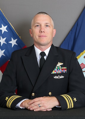 251005-N-N0443-3003 SAN DIEGO (Oct. 5, 2025) Official portrait of Lt. Cmdr. Keith Lemak.  (U.S. Navy photo)