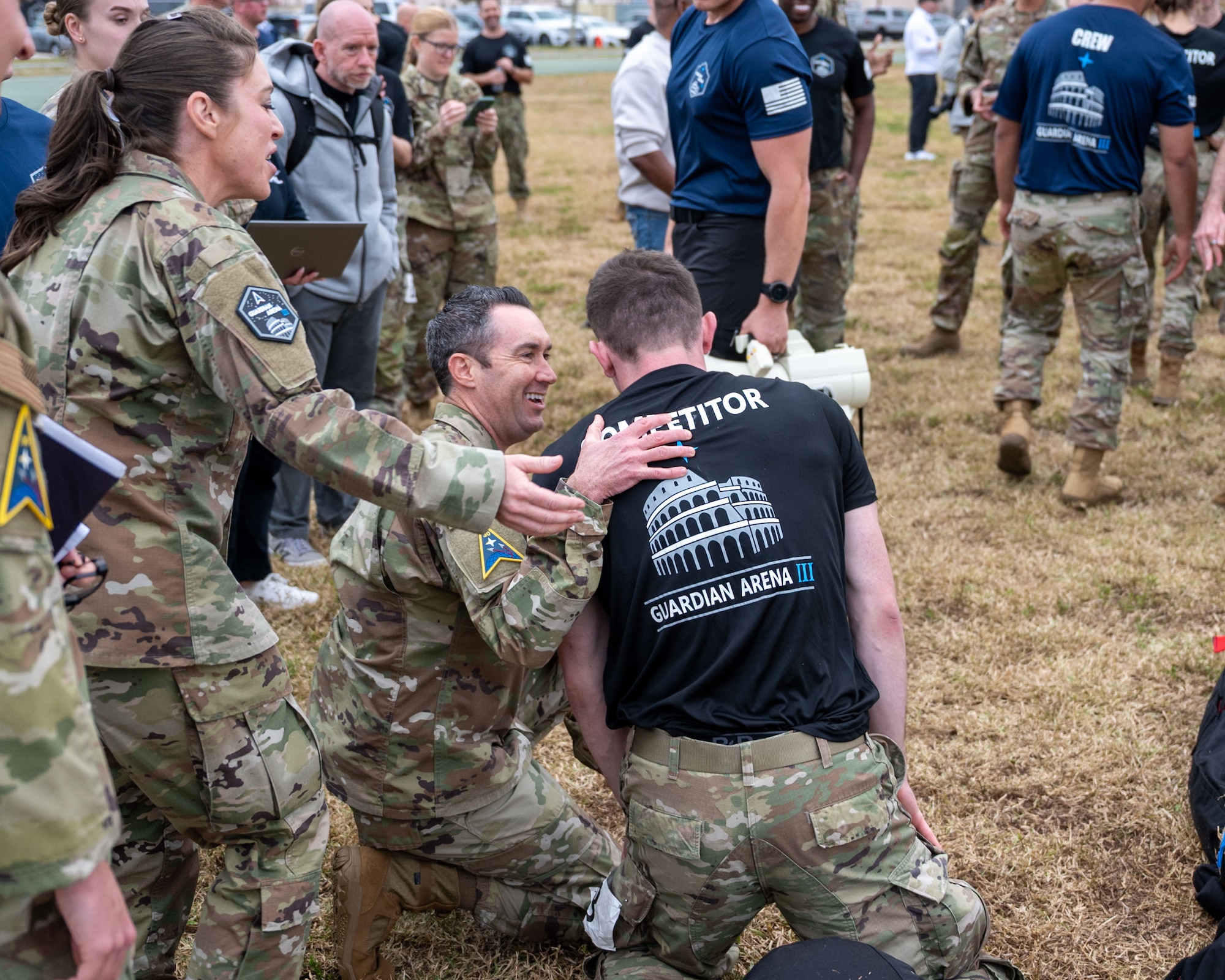 SLD 30 leadership with U.S. Space Force 1st. Lt Pavel Buechter at Guardian Arena 2025