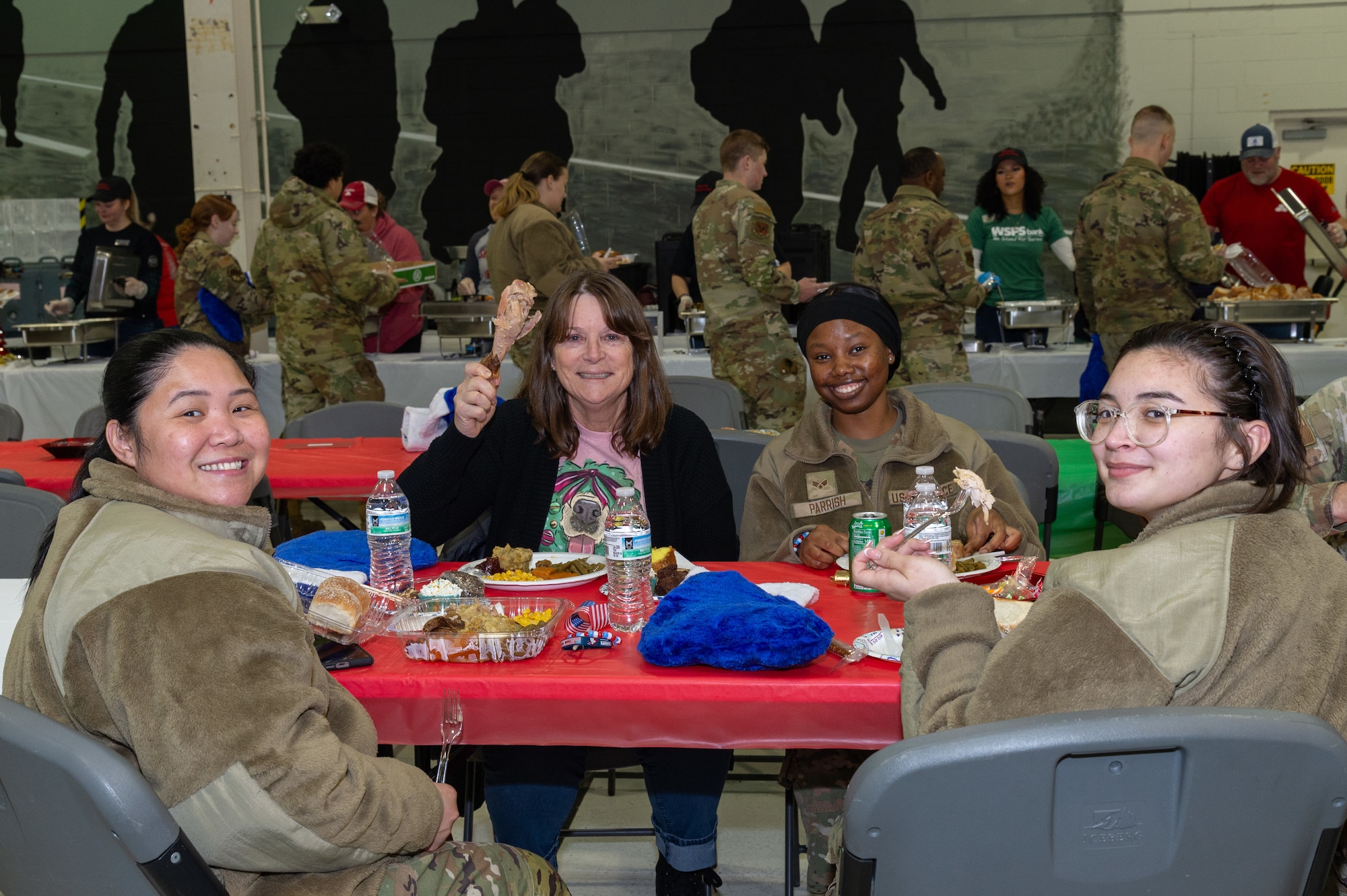 Volunteers, community help serve a holiday meal to Team Dover