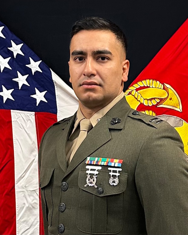 Captain Anthony C. Valdez, Battery Commander, Delta Battery, 2nd Battalion, 14th Marine Regiment