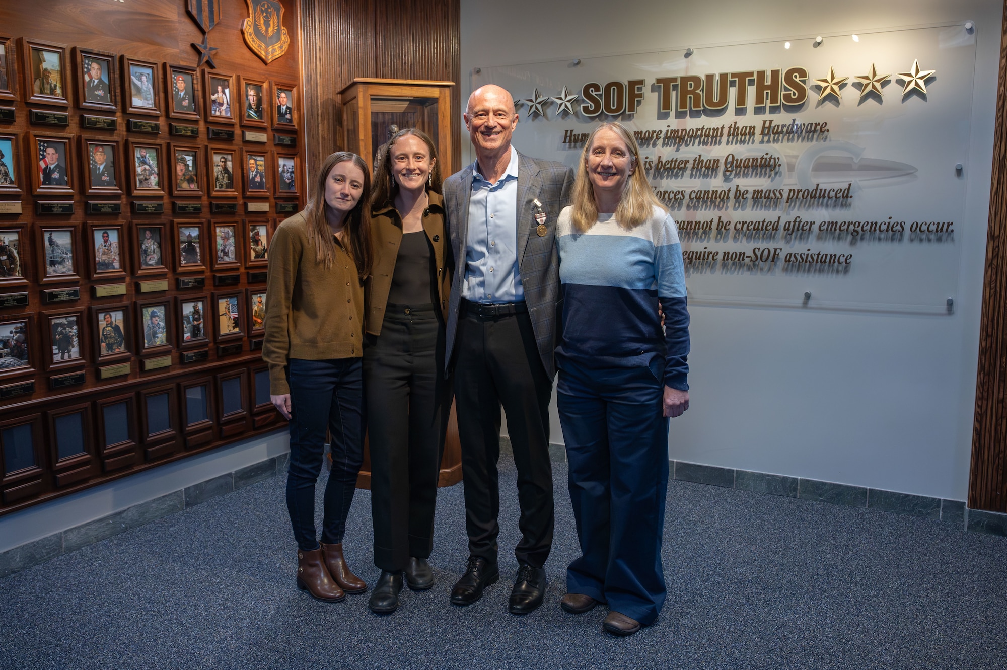 After 38 years of federal service, DeCocker celebrated his retirement with friends, family and members of the AFSOC community.