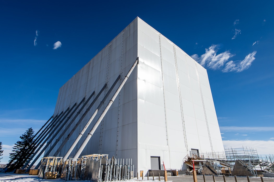 White box around Cadet Chapel