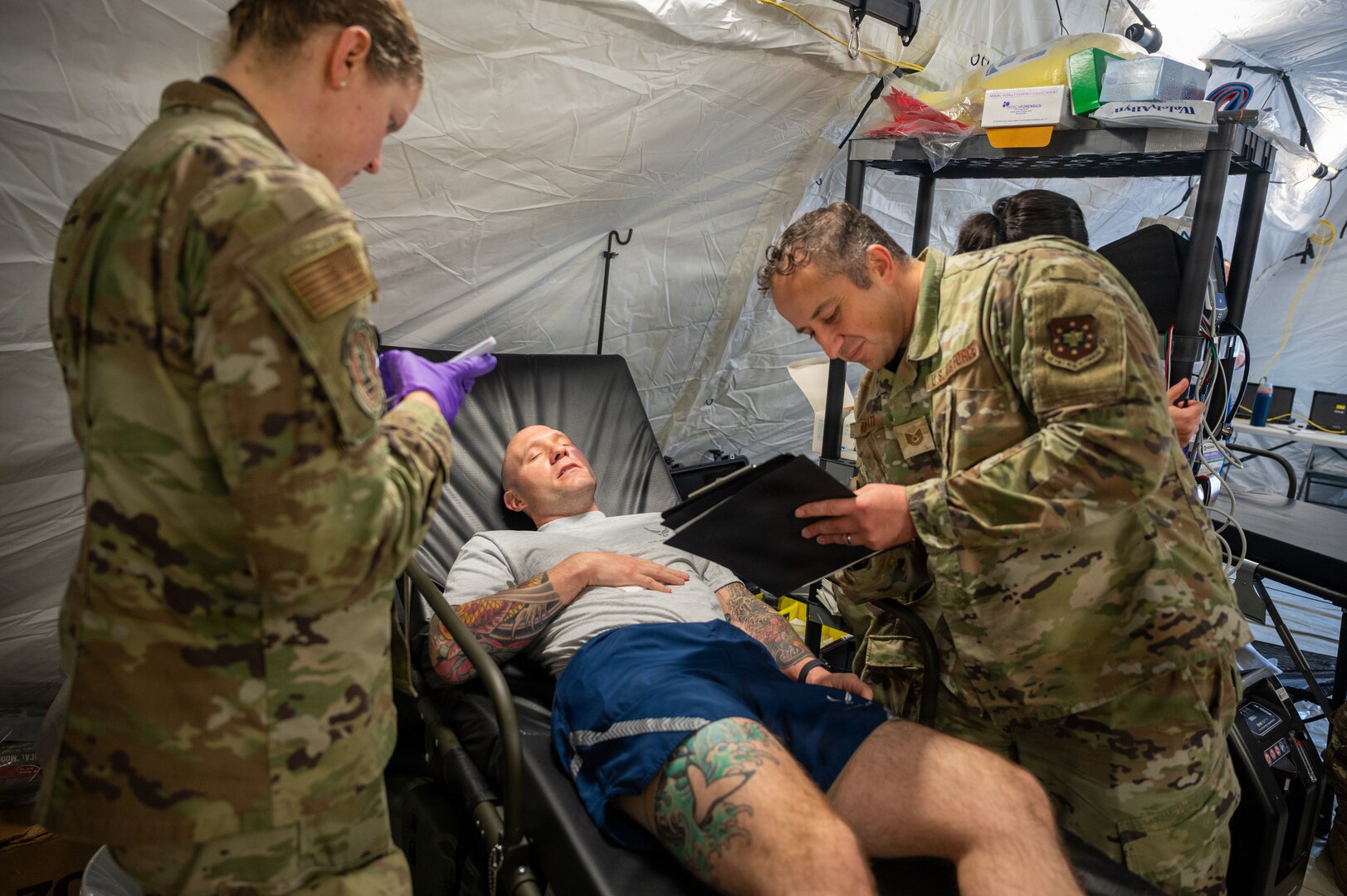 Rehearsal of Concept for new medical Role 1 framework