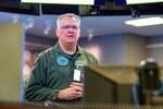 Rear Adm. Jason Naidyhorski delivers remarks during Exercise MAKO Challenge 2025.