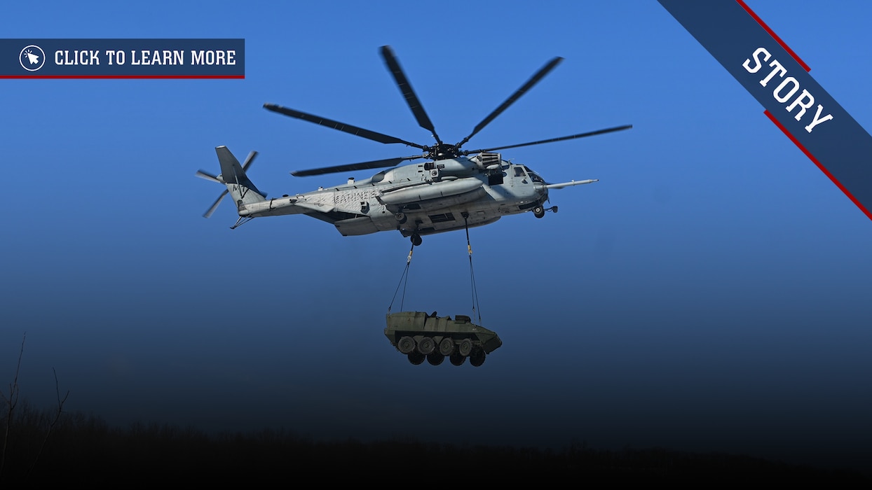 Marines, Air Force move Stryker vehicles to Fort Indiantown Gap impact area