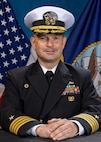 Official photo of Capt. Paul Stence Jr, NSWC PCD Commanding Officer. (U.S. Navy photo by Ronnie Newsome)
