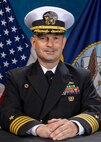 Official photo of Capt. Paul Stence Jr, NSWC PCD Commanding Officer. (U.S. Navy photo by Ronnie Newsome)